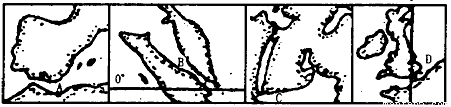读"世界著名海峡示意图",回答下列各题.