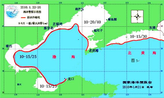 海冰的厚度随海水深度而增加           d.海湾处海冰的