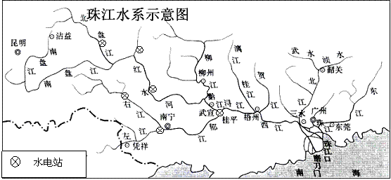 "阅读下列资料,完成下列要求.材料一 珠江."习题详情