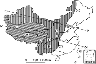 "读"中国地形分布空白图"回答:(1)从地."习题详情