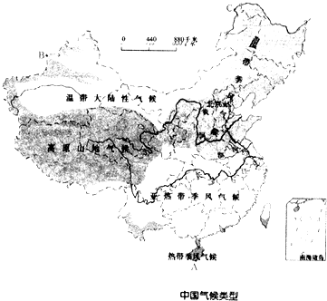 气候复杂多样和主要气候类型知识点 "读我国某城市气候资料图,回答11