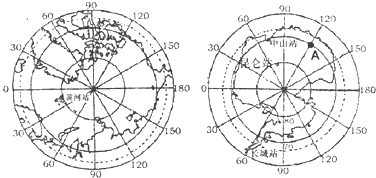 极地地区的范围和位置知识点 "读北极地区图回答(1)写出图中字母代表