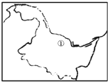 读黑龙江省图,写出图中字母代表的地理事物名称
