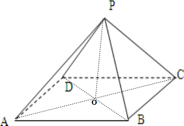 如图,在正四棱锥p-abcd中,ab=pa=