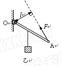 轮轴及其他常见简单机械知识点 "如图乙所示,o点为杠杆的支点,画出力f