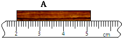 某同学用刻度尺测量a物体的长度如图所示,所用刻度尺的分度值为,a物体