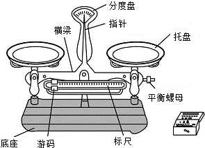 用托盘天平称量物体的质量时,将被称物体和砝码放错了