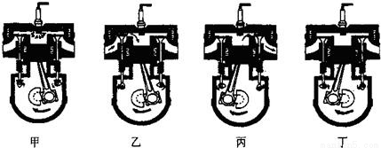 单缸四冲程内燃机的四个冲程的示意图如图所示,下列关于这种内燃机一