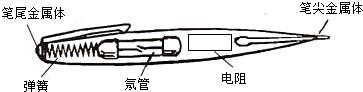 在检修电路时,我们经常使用测电笔.