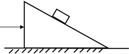 为37°,现对斜面体施加一水平向右的推力f,为使滑块与斜面体相对静止