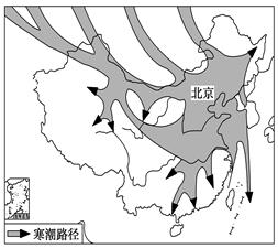 结合东南亚部分地区示意图,分析曼谷发生