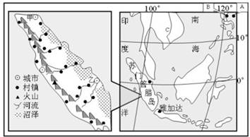 "习题详情  (1)苏门答腊岛的森林类型是    ,该