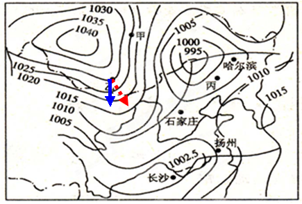 等压面,等压线,等温线等分布图的判读知识点 "读北半球某地区的海平面