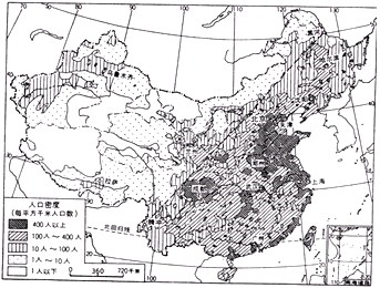 我国人口密度最大的省级行政区_将地区与相关的地理事物连接起来 题目和参考(3)